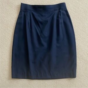 MIGUEL GIL Navy Blue Skirt size S